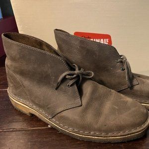 Clarks Originals Grey Desert Boot M 11.5